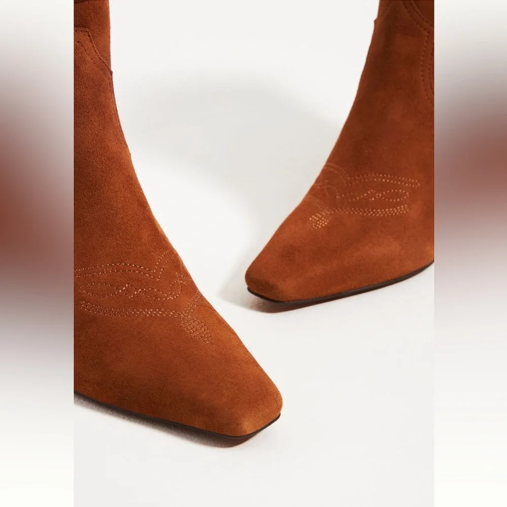 Anthropologie Sam Edelman Taryn Western Boots - Picture 2 of 14